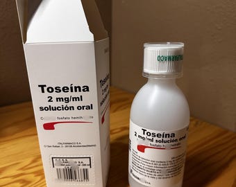 Toseina Bottle Movie Prop 250ML (Empty) with Box