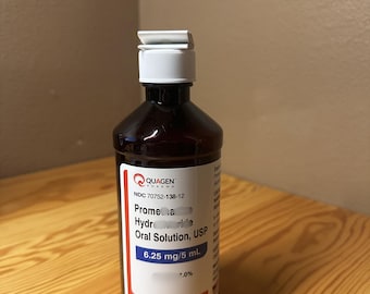 Quagen Prometh Only Bottle Movie Prop 1 Pint (Empty)