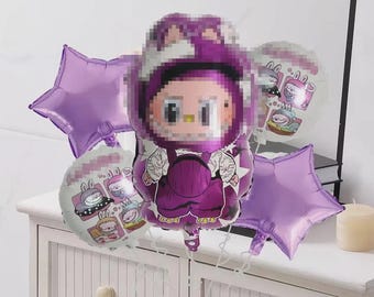 Bunny Kids Birthday Balloon Set of 5｜Kids Party Decor