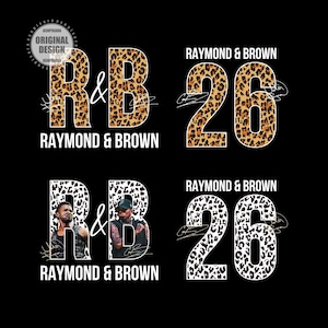 Leopard RnB Tour 2026, Usher Chris Brown Raymond PNG, Diseño de fan art para sublimación, listo para imprimir