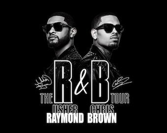 Raymond and Brown PNG, R&B Tour Png, Fan Art Shirt Design Sublimation Print (Digital Download)