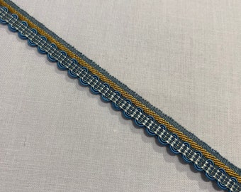 Below Wholesale V74 Scalamandre Loden Gold Pearl PETIT PALAIS French Passementerie Silk Braid Gimp Trim Retails 55.00 yd 3.8 yds