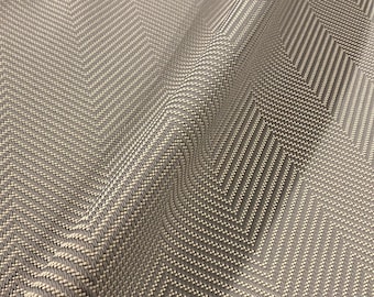 Brentano Willow Herb "CAMPAGNE" Woven Dyed Polyester Chevron Indoor Outdoor Fabric - 6115-06 - Retails 146 yd - Below Wholesale - 15.8 yds