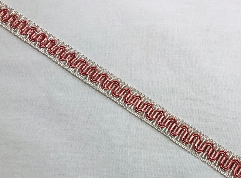 Retails 55.00 yd Scalamandre Pink /& Pearl PETIT PALAIS French Passementerie Silk Braid Gimp Trim Below Wholesale V74 3.4 yds