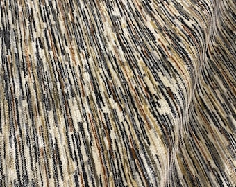 Romo Stone "CANTUS" English Strie Jacquard Cut Velvet Fabric - 7764/01 - Retails 270.00 yd - Below Wholesale - 2.3 yds