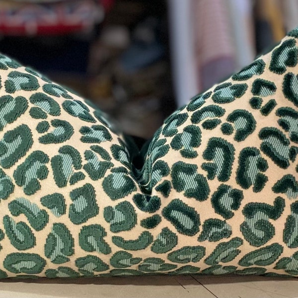 Cheetah Lumbar Pillow Etsy
