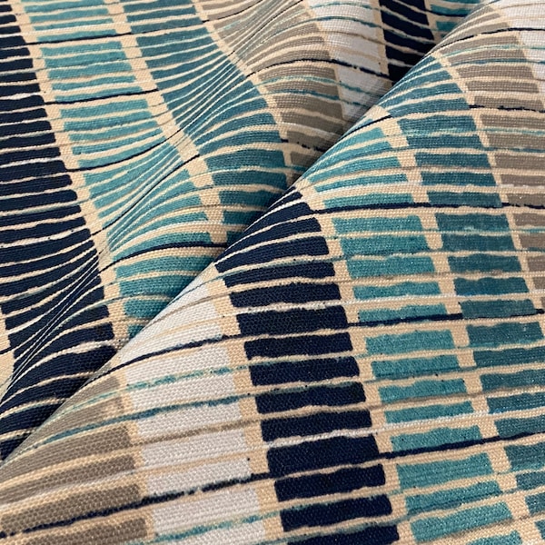 Lee Jofa / Kelly Wearstler Deep Sea "ATOLL" Italian Indoor Outdoor Fabric - 2019148-505 - Retails 198 yd - Below Wholesale - 3.1 yds - KWID