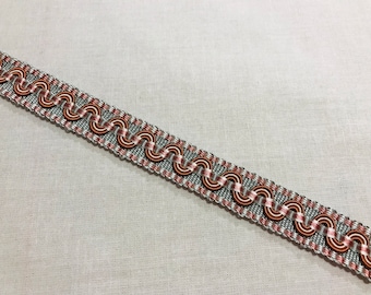 Robert Allen Federal "MELA" French Passementerie Scroll Gimp Braid Trim - 069481 - Retails 32 yd - Below Wholesale - 13.3 yds - 2 AVAILABLE