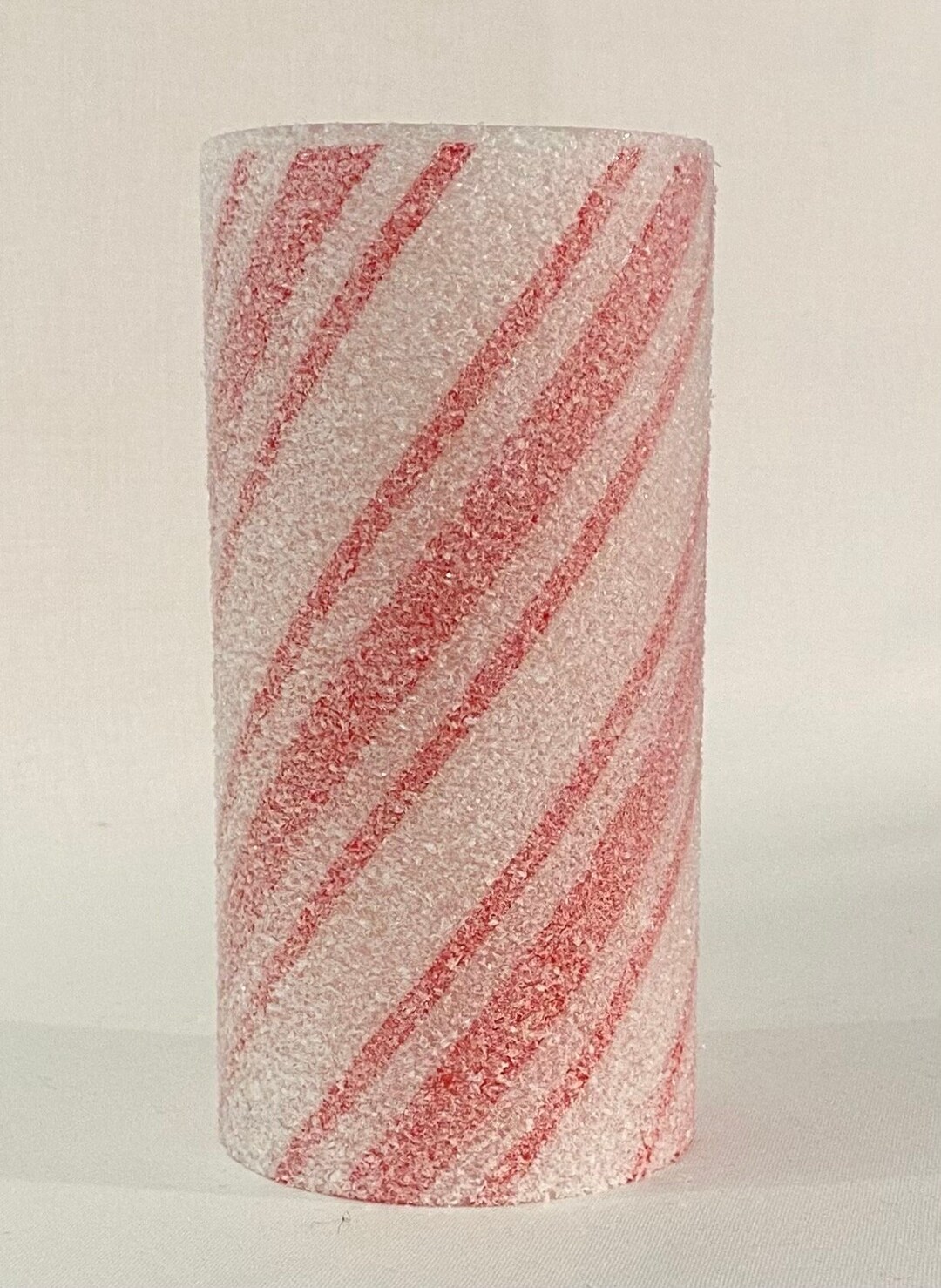 ONE Glitter Frost "candy Cane" Battery Operated Christmas Holiday Timer ...