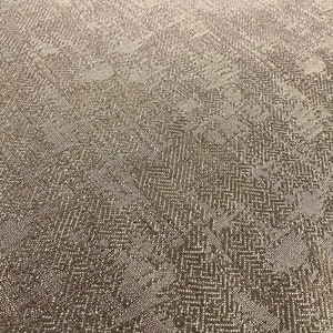 Jim Thompson Sweet Mocha &quot;SILA&quot; Woven Ancient Temple Stonewall Jacquard Fabric - 3542-05 - Retails 260.00 yd - Below Wholesale - 5.1 yds