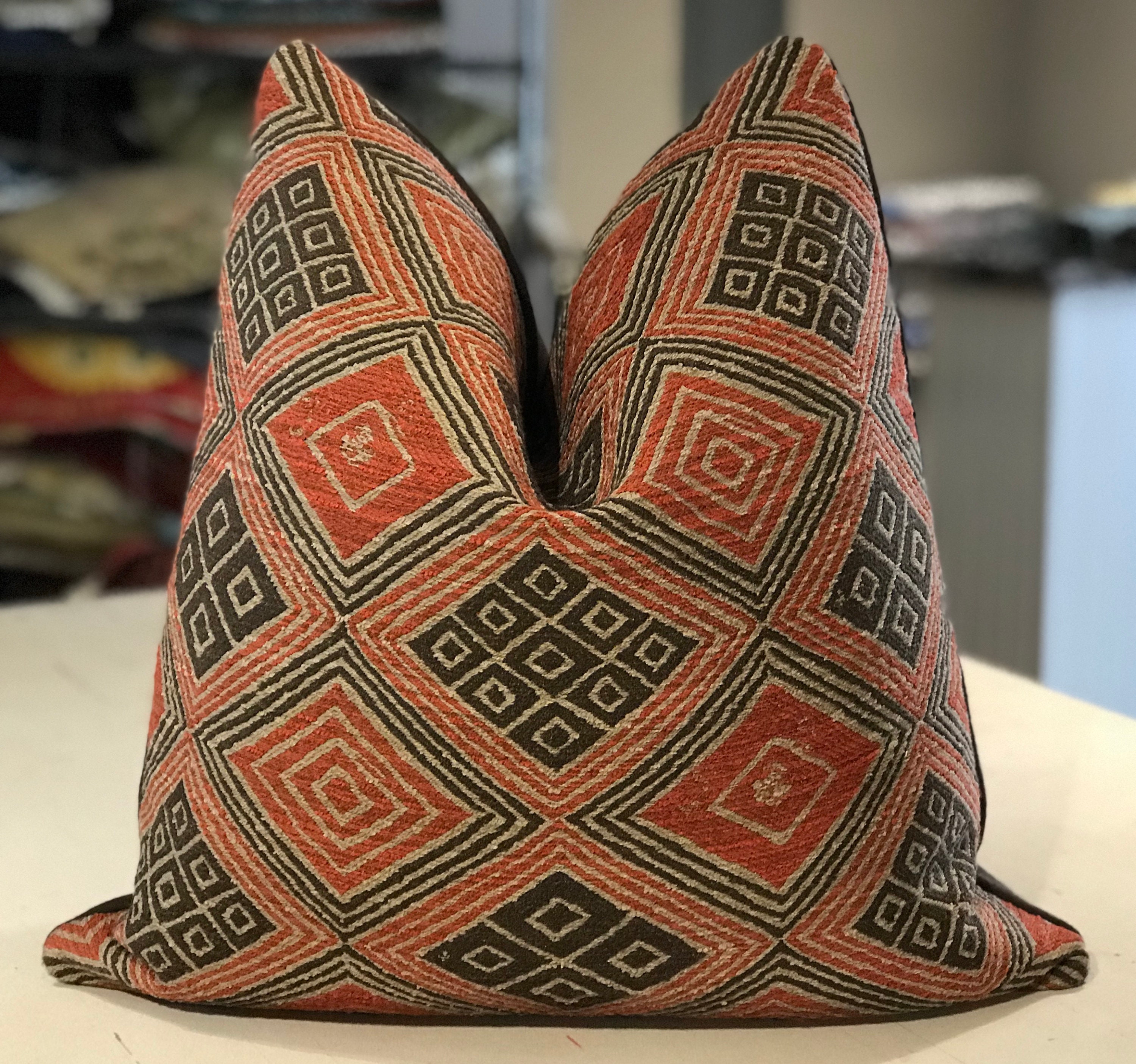 PAIR Kravet Couture J. Banks Ochre karibu Ethnic Etsy Israel
