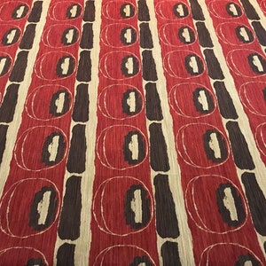 Robert Allen Ruby &quot;MYTHOS&quot; Modern Abstract Geometric Italian Woven Fabric - 179182 - Retails 204.00 yd - Below Wholesale - 6.4 yds