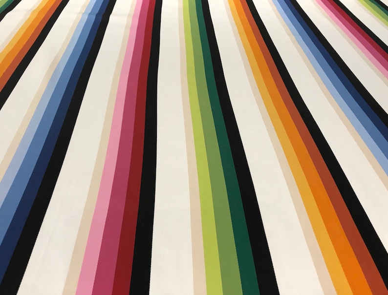 MISSONI Spectrum BALBIANELLO Italian Cotton Sateen Woven Prism Stripes Fabric Retails 475.00 yd Below Wholesale 2.3 yds RARE image 4