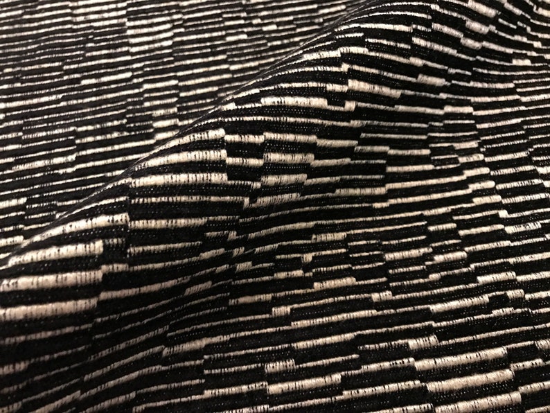 Manuel Canovas Paris Noir MARZAC French Woven Ottoman Texture Fabric 2.1 yds 4885-09 Below Wholesale Retails 236.00 yd