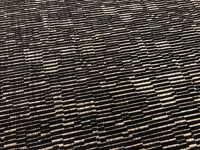 Manuel Canovas Paris Noir MARZAC French Woven Ottoman Texture Fabric 2.1 yds 4885-09 Below Wholesale Retails 236.00 yd