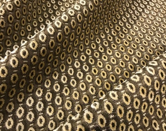 Ardecora / Zimmer & Rohde Chocolate "FATA" Italian Geometric Cut Velvet Fabric - 05027-884 - Retails 374.00 yd - Below Wholesale - 1.6 yds