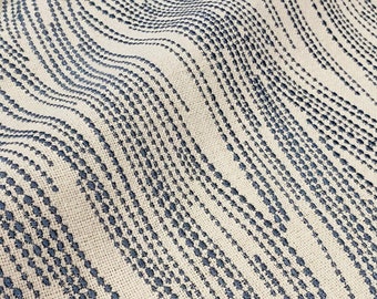 Groundworks Kelly Wearstler Slate Oatmeal "CURRENTS" Embroidered Silk Fabric - GWF-3112-516 - Retail 396 yd - Below Wholesale - 2 yds - KWID