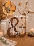 Personalized money gift for a wedding – Mr & Mrs printed with 3D ink | Modern wedding gift product logo