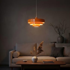 Skandinavisk taklampa, modern retro taklampa, nordisk hänglampa, taklampa från mitten av århundradet, heminredningsbelysning