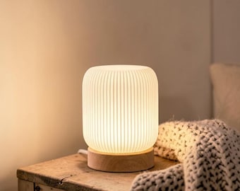 Cordless Dimmable Touch Lamp, Rechargeable Mini Bedside Lamp, Portable LED Night Light, Modern Desk Lamp Home Decor
