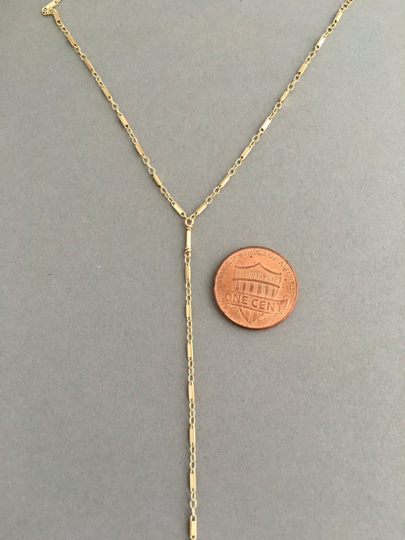 Chain Lariat Necklace | Silver (sterl.)