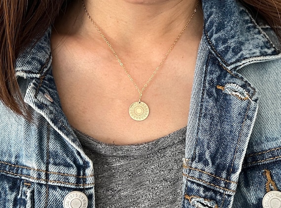 Made By Mary Nova Disc Necklace | Hand Stamped, Handmade w/ Love