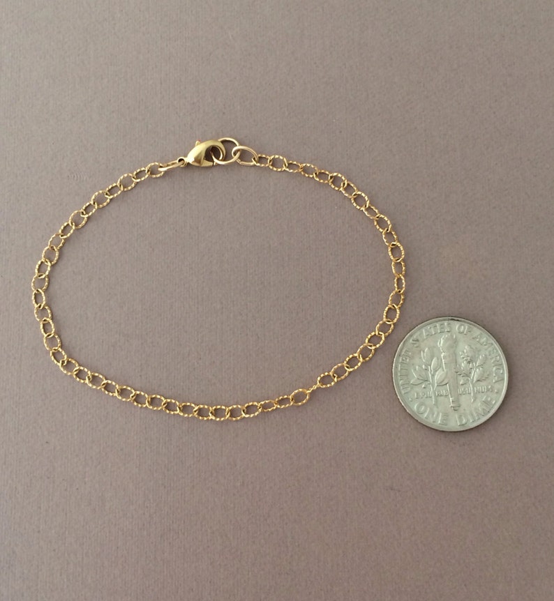 Twisted 14k Gold Fill Chain Bracelet Etsy