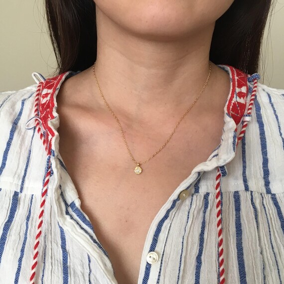 Swarovski Crystal Peace Sign Gold 