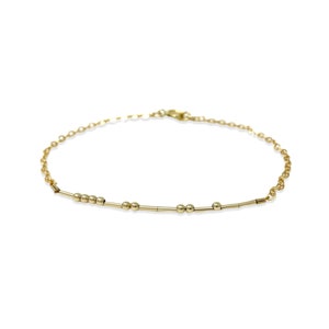 CUSTOM Morse Code Gold Fill Bracelet Also Available in Sterling Silver ...