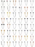 Sterling Silver Safety Chain Bracelet Charms, Pandora Style Jewelry product logo