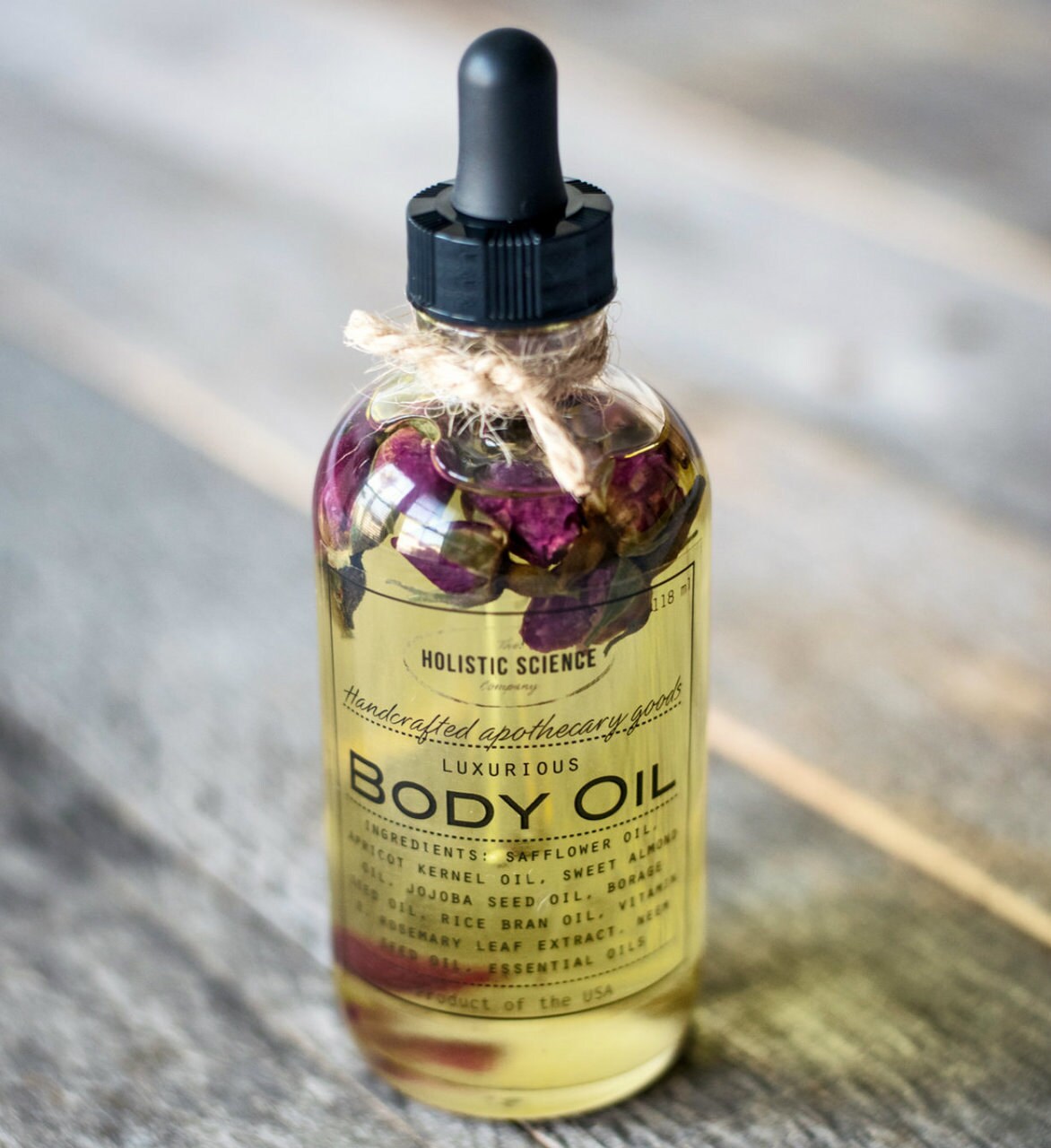 Bath & Body Oil Rose 4oz