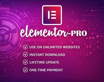 Elementor Pro GPL WordPress Page Builder Plugin | Lifetime Use | Unlimited Websites | Instant Digital Download