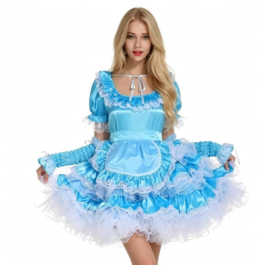 princess polly baby blue dress Blue Maid Dress