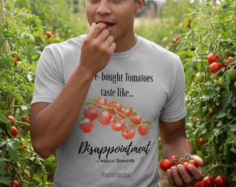 Store Bought Tomatoes Disappointment T-Shirt | Cherry Tomato Illustration