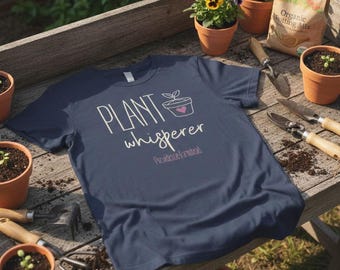 Plant Whisperer T-Shirt | heart graphic | gardening shirt