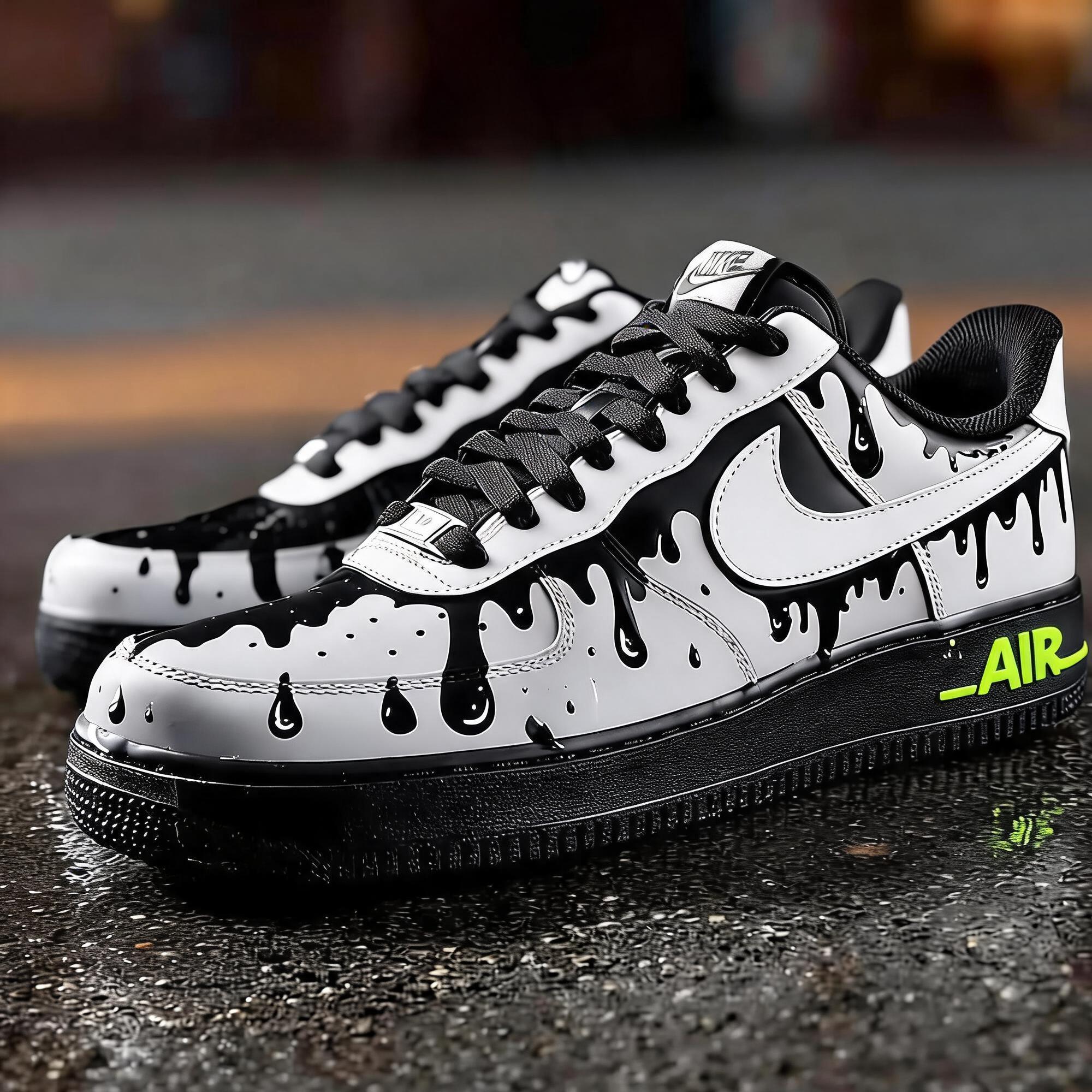 Nike air force 1 custom blue drip - Etsy 日本