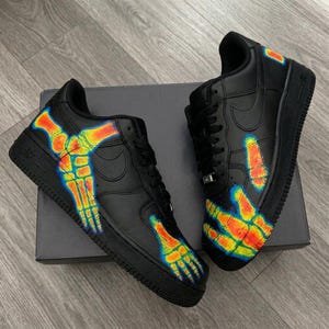 Skeleton Air Force 1 - Etsy