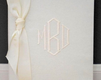 Monogrammed Wedding Books