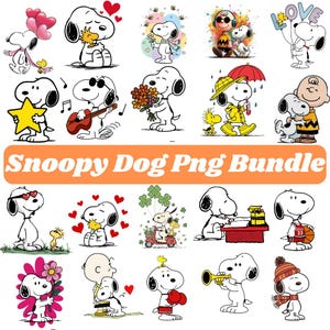 Snoopy Dog Png, Charlie Brown Clipart : (Digital Download)
