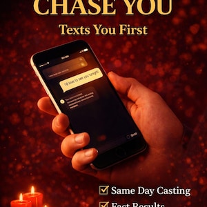 Hechizo de amor para que te persigan / Detén el comportamiento inestable / Haz que te envíen mensajes y te persigan / Ritual de atracción con resultados rápidos