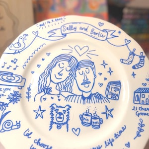 Gepersonaliseerde handgeschilderd bord | Aangepast jubileum, bruiloft, verjaardagscadeau