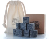 WHISKEY STONES - The Perfect Gift - Whisky Rocks - Scotch Rocks - Soapstone Ice Cubes - Hostess gift for wine and spirits