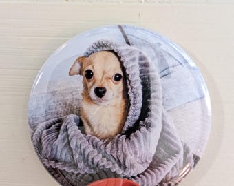 Personalized Photo Magnets, Custom Picture Gift, 2.25" Round Fridge Decor