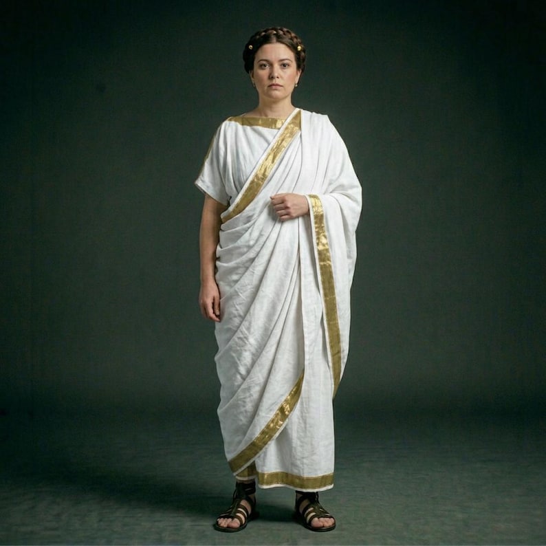 Roman Toga Costume , Ancient Roman Outfit , Unisex Tunic Dress - Etsy