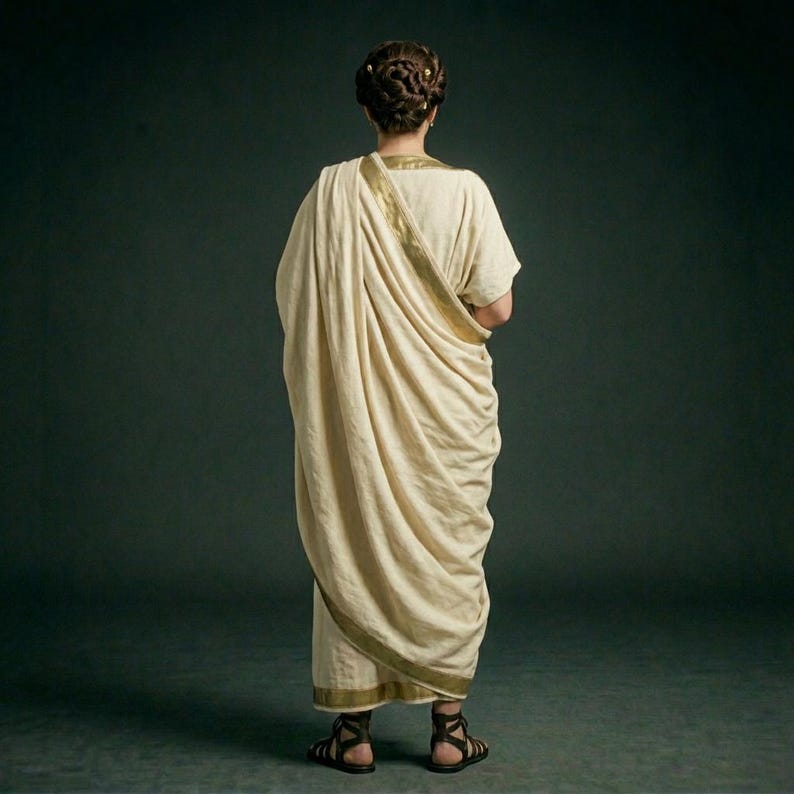 Roman Toga Costume , Ancient Roman Outfit , Unisex Tunic Dress - Etsy