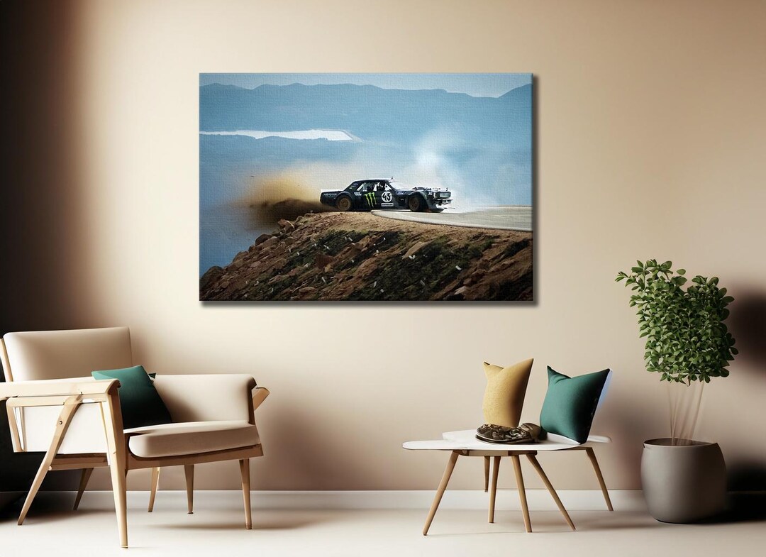 Ken Block Canvas Wall Art, Rip Ken Block Legend Drifter, Action Sports ...
