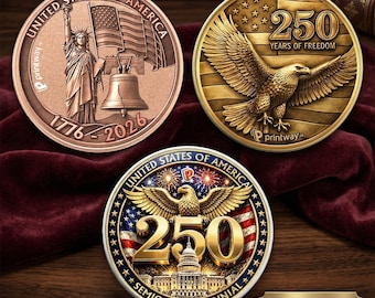 Personalized Metal Keepsake, Double Sided Engraved Token, Memorial Gift, Anniversary Gift, Collectible Challenge Piece, Unique Design