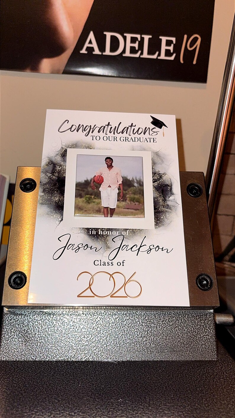 2 Editable Graduation Templates in Canva | Senior Announcement Template ...