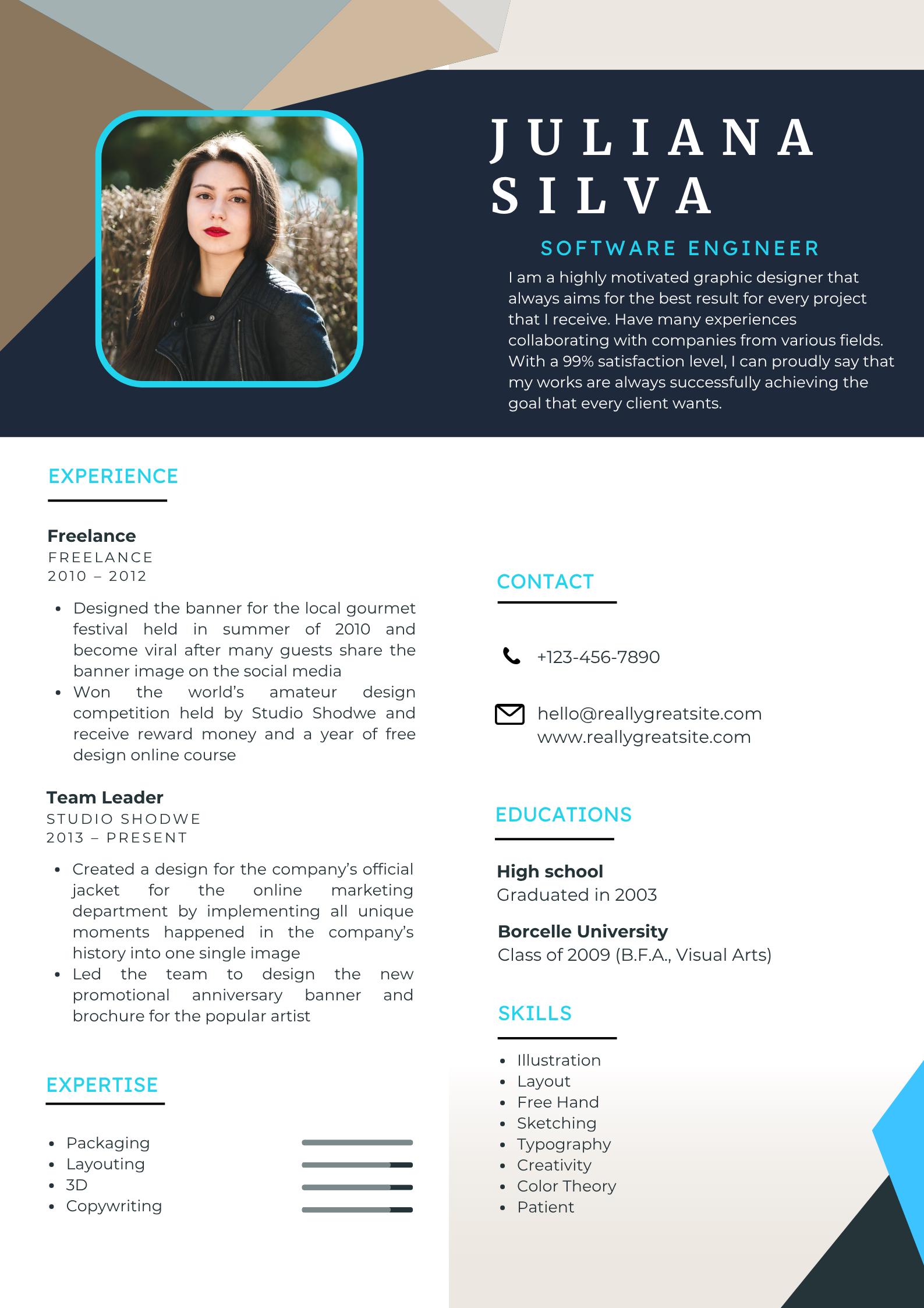 Editable Resume Bundle | 5 Canva CV Templates | Modern ATS Friendly ...