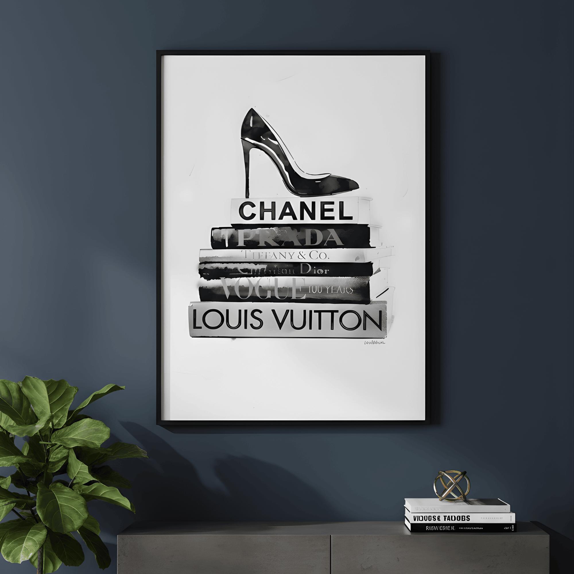 CHANEL Diorの絵 Amazon.co.jp: アートデリ ポスター ピンクファッション シャネル